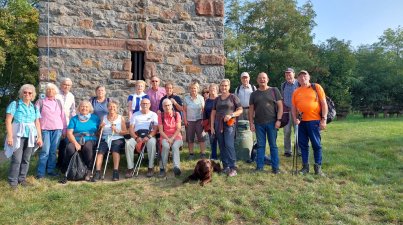 Gruppenbild am "Blauen Türmchen"