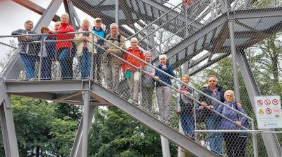 Wanderung auf den Höhenweg Tromm