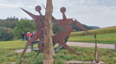 Wanderung auf den Höhenweg Tromm