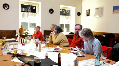 Ein schöner Abschluss in der
Gaststätte!