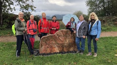 Wanderung zum Ehrenmal/Borstein